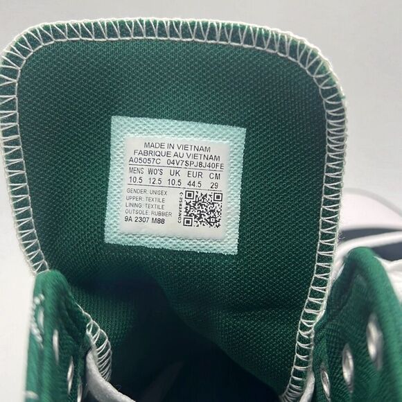 Converse Chuck Taylor All Star Hi Men’s Sz 10.5 Hacked Paisley Patterns Sneakers - Picture 9 of 10